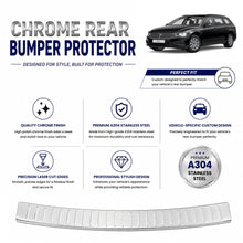 Chrome Rear Bumper Protector for Vw Passat B8 B8.5 Estate 2012-2020, Sill Guard - image 2