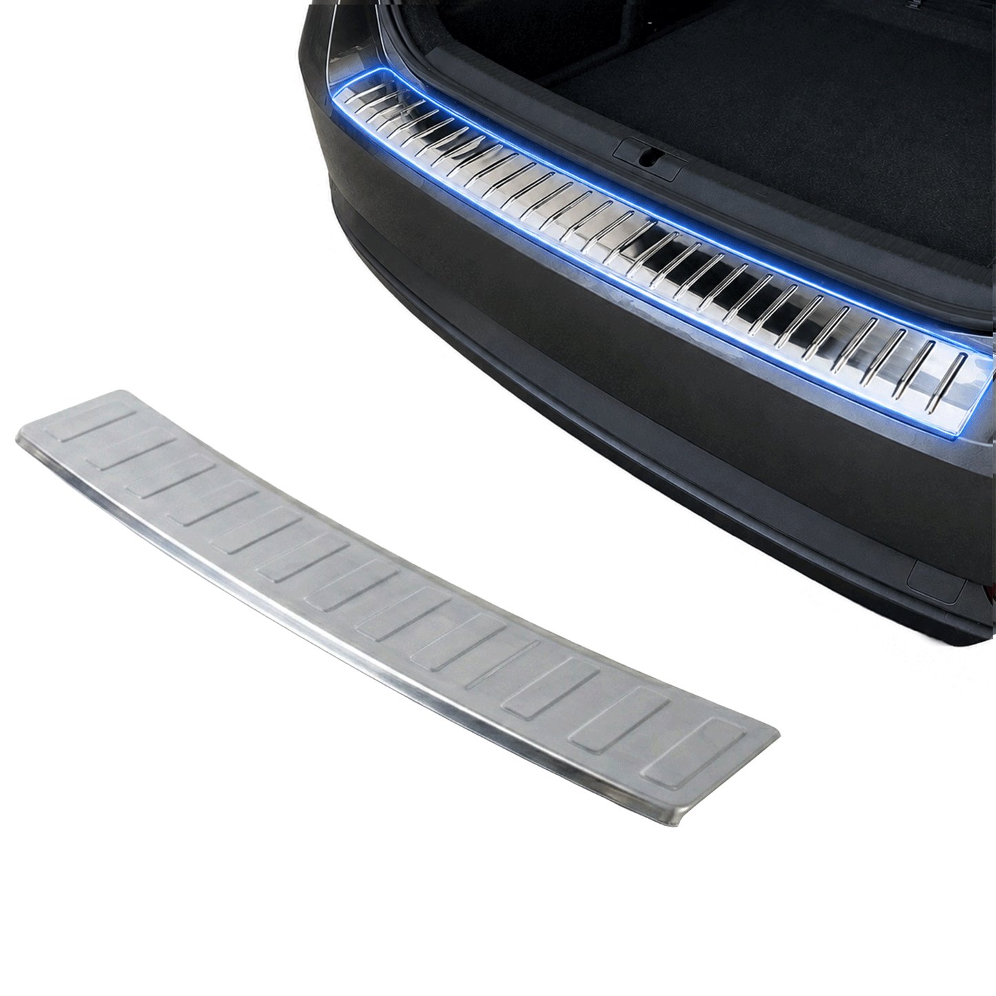 Chrome Rear Bumper Protector for Vauxhall Mokka / Mokka X 2013-2019, Sill Guard