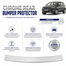 Chrome Rear Bumper Protector for Ford Kuga Mk2 2013-2020, Sill Guard - image 2