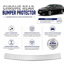 Chrome Rear Bumper Protector for Bmw 5 G31 Estate 2017-2024, Sill Guard - image 2