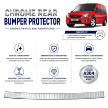 Chrome Rear Bumper Protector for Ford Connect  2003-2014, Sill Guard - image 2