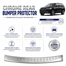 Chrome Rear Bumper Protector for Volvo Xc90 2016 Onwards, Sill Guard - image 2