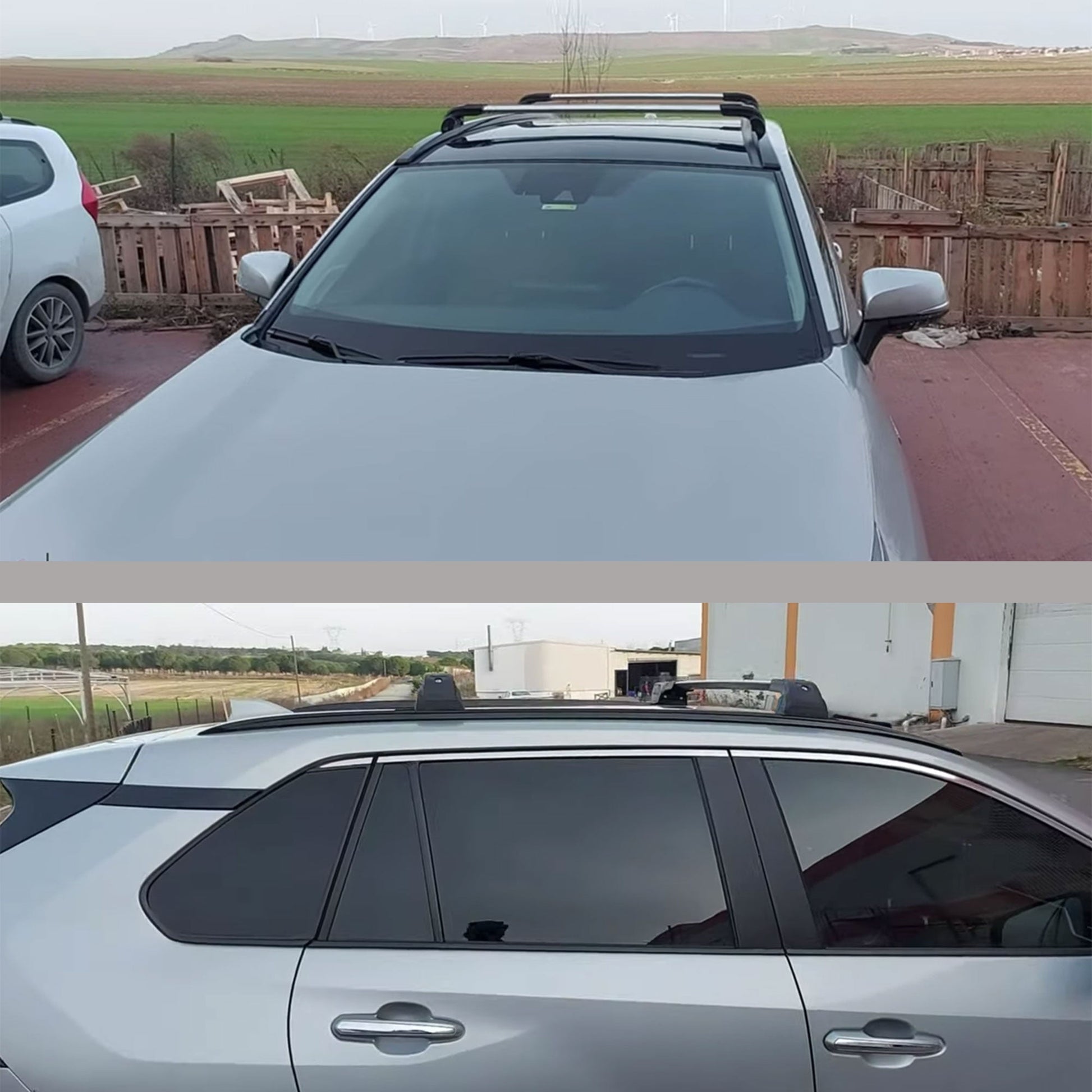 Roof Bars for Toyota RAV4 2019 Onwards – Lockable, Heavy Duty 2 Pcs Grey - Image 10