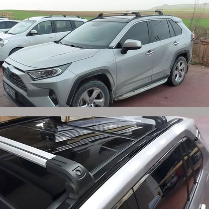 Roof Bars for Toyota RAV4 2019 Onwards – Lockable, Heavy Duty 2 Pcs Grey - Image 11