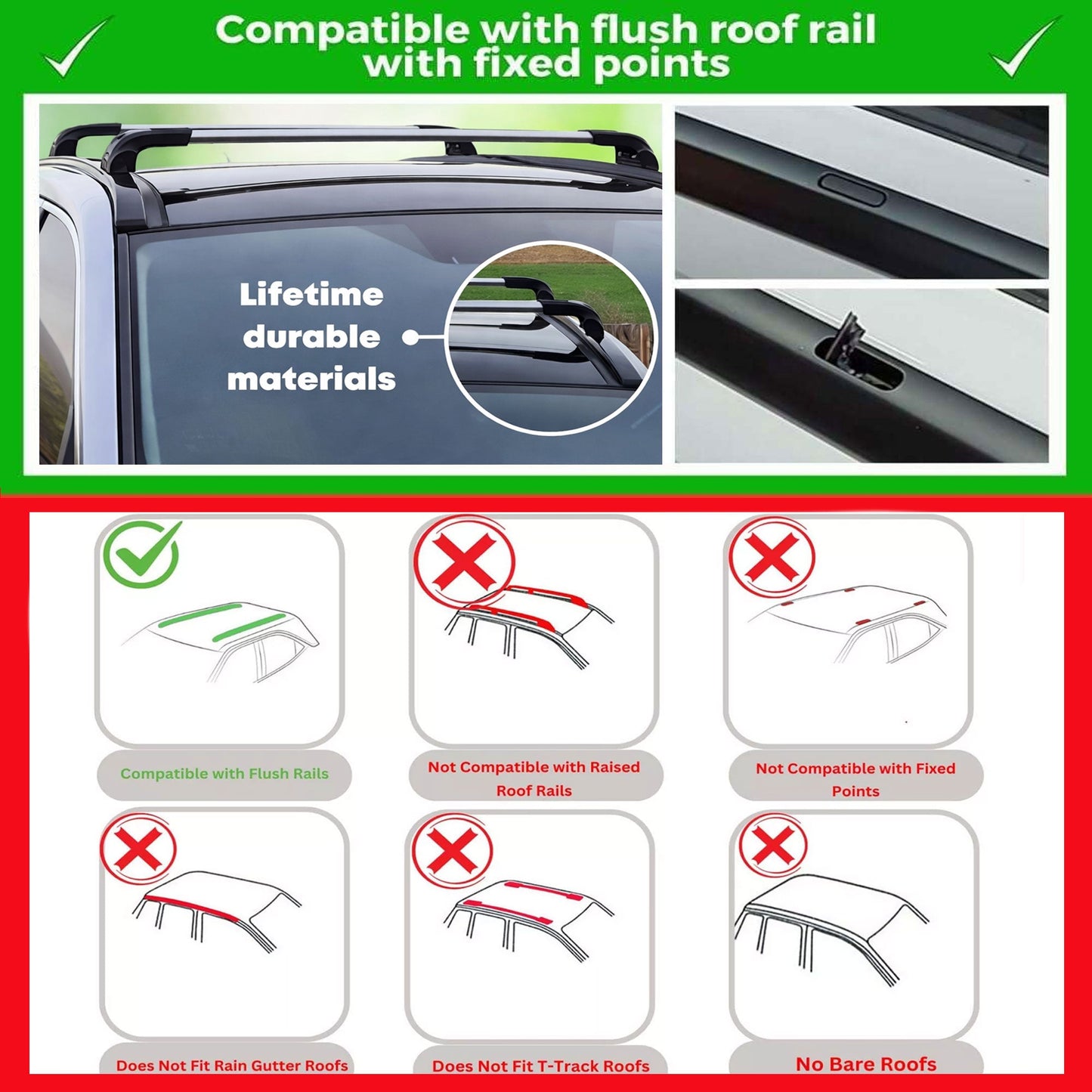 Roof Bars for Toyota RAV4 2019 Onwards – Lockable, Heavy Duty 2 Pcs Black - Image 6