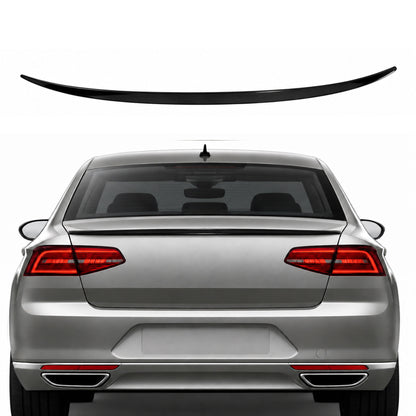 Rear Boot Lip Spoiler for Volkswagen Passat B6 B7 B8 Saloon 2006-2022 Gloss Black