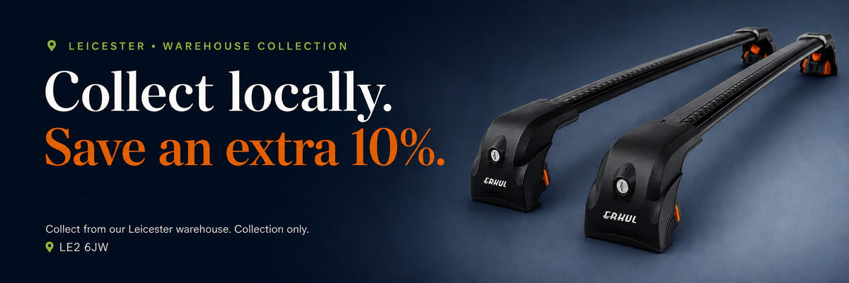Collect from our Leicester warehouse and save an extra 10%