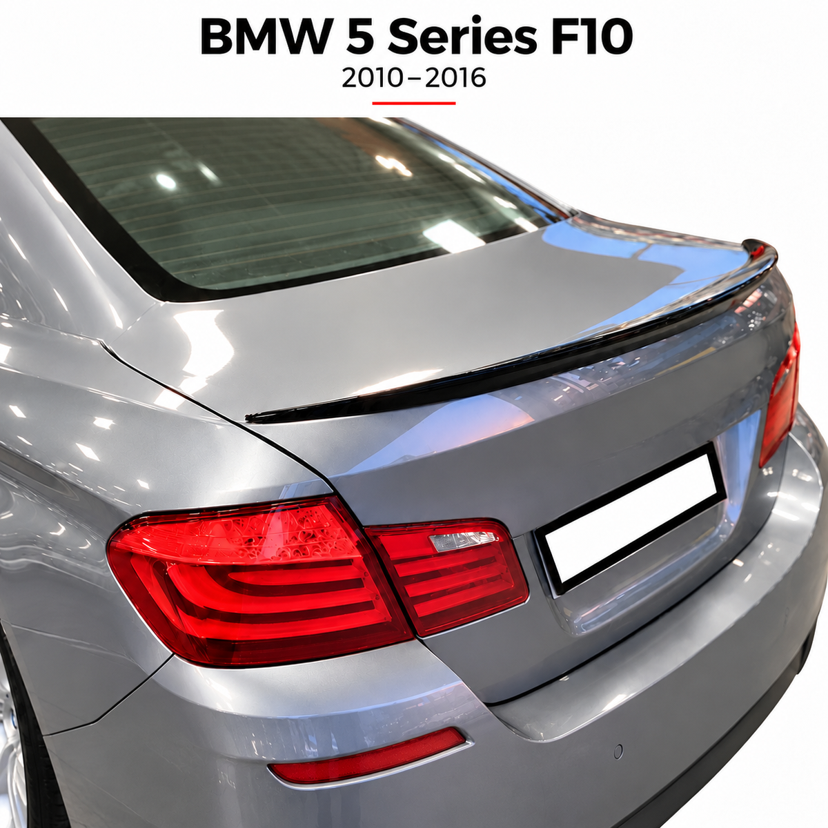 BMW F10 installed left rear view