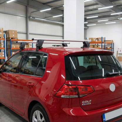 Roof Bars For Cars Without Rails For Kia Picanto JA 2017+ Lockable Grey 2 Pcs