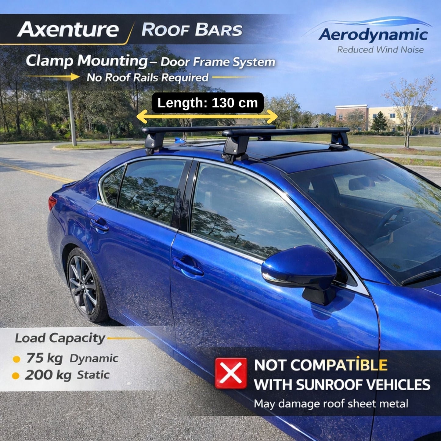 Roof Bars For Cars Without Rails For Skoda Fabia III Nj 2015-2022 Lockable Grey 2 Pcs
