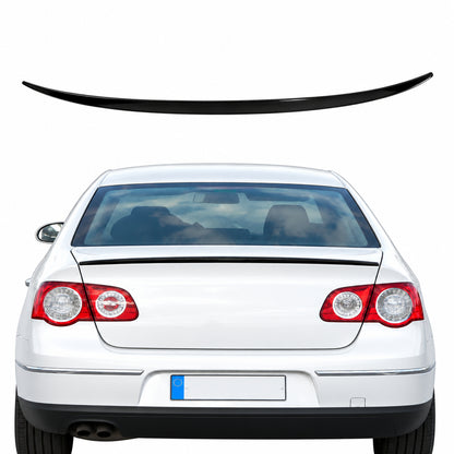 Rear Boot Lip Spoiler for Volkswagen Passat B6 B7 B8 Saloon 2006-2022 Gloss Black