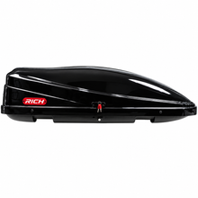 Rich 390 L roof box — gloss black — main