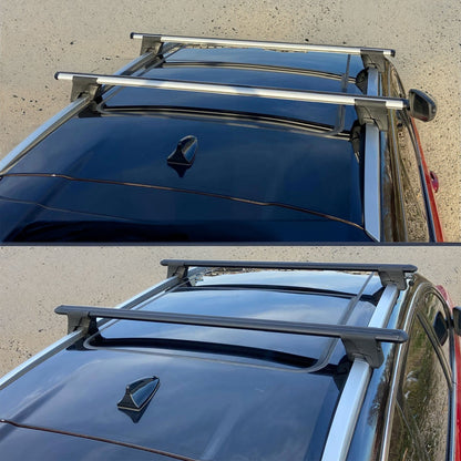 Premium Roof Bars for Volvo V60 2019-2023 Lockable Roof Rack Cross Bars 2 Pcs Black