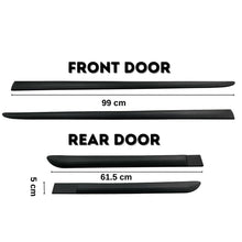 Car Side Door Protector Strip Mouldings For Kia Picanto | Trim Body Kit Matte Black