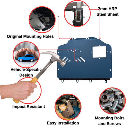 Steel Under Engine Cover for Toyota Chr 2024 Onwards: Skid Plate Undertray