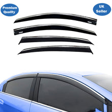 Chrome Window Wind Deflector for Kia Ceed 2018 Onwards Rain Guard Visors 4 pcs