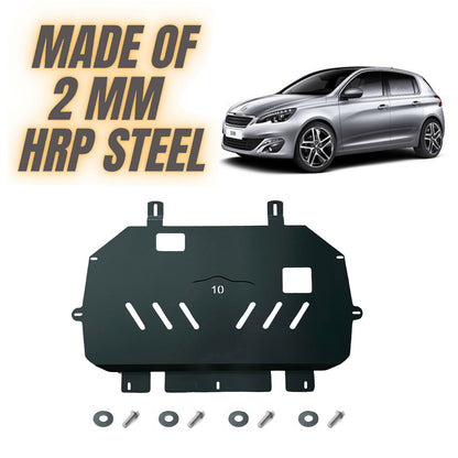 Steel Under Engine Cover for Peugeot 308 2013-2019: Skid Plate Undertray