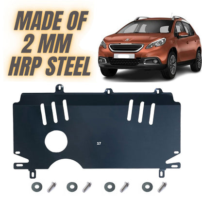Steel Under Engine Cover for Peugeot 2008 2013-2017: Skid Plate Undertray