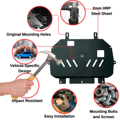 Steel Under Engine Cover for Citroen Berlingo 2020 Onwards: Skid Plate Undertray