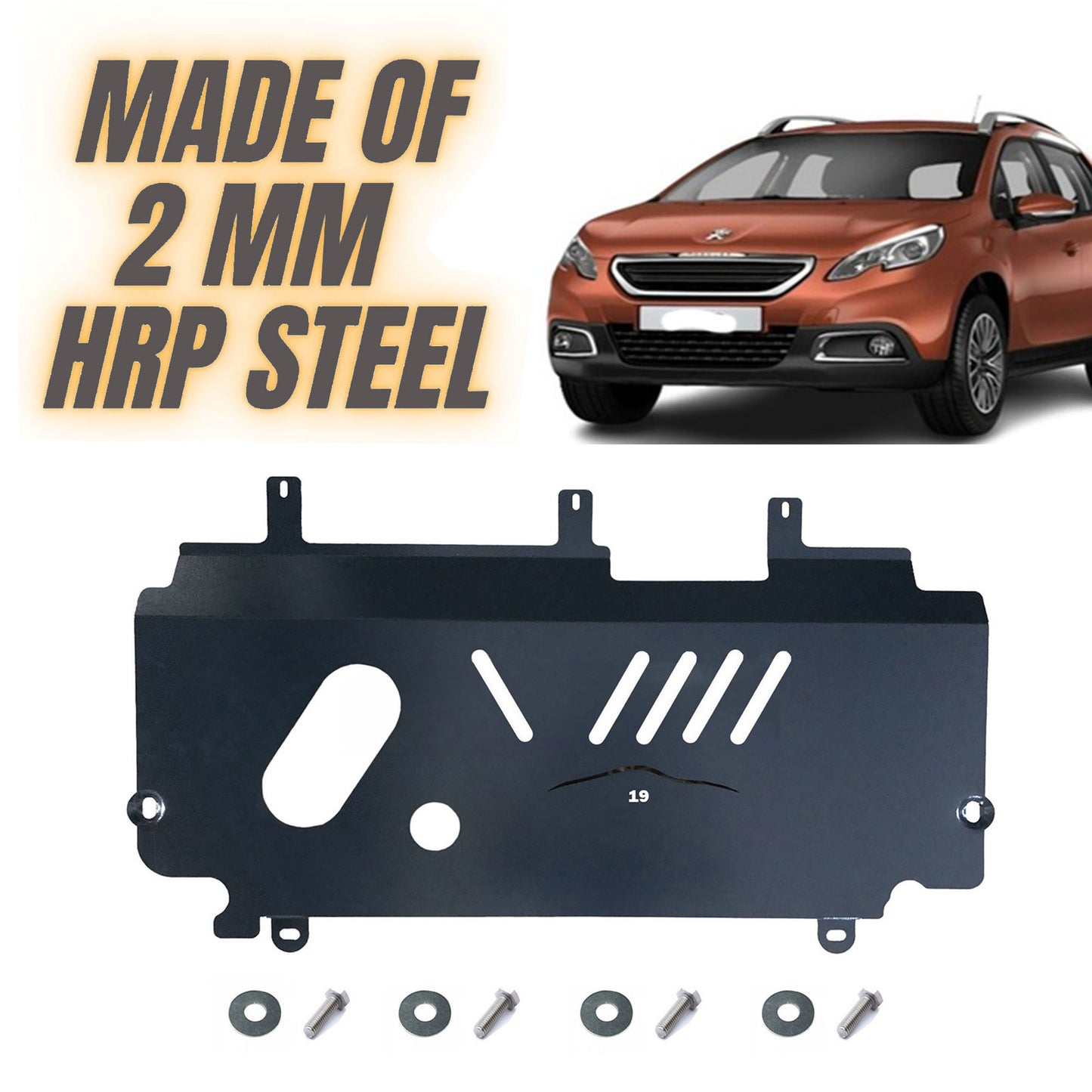 Steel Under Engine Cover for Peugeot 2008 1.5 Diesel 2015-2024 Undertray