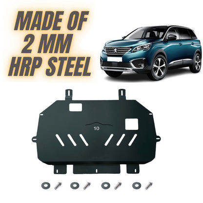Steel Under Engine Cover for Peugeot 5008 2016-2024: Skid Plate Undertray