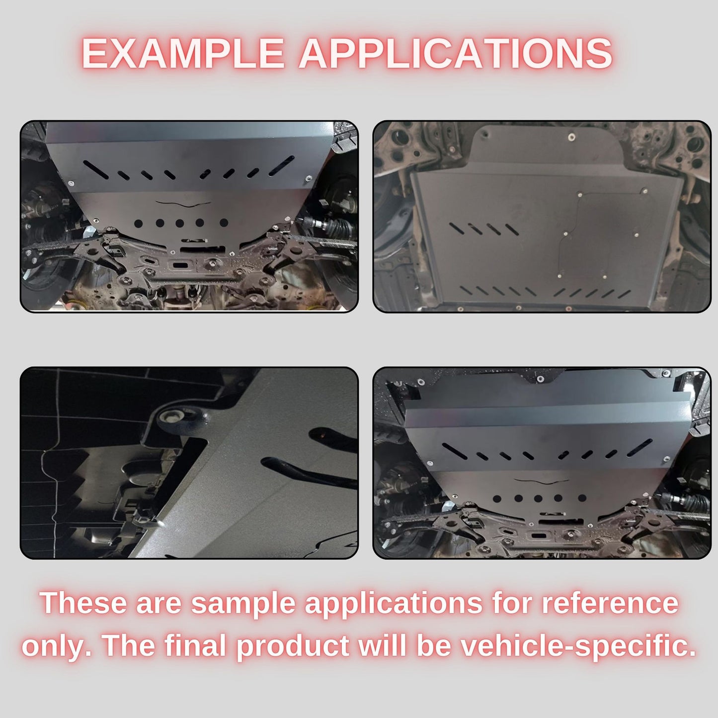 Steel Under Engine Cover for Citroen C3 2009-2016: Skid Plate Undertray