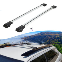 Roof Rack Cross Bars for Vw Caddy Maxi 2016-2020 Lockable Roof Bars 2 Pcs Grey