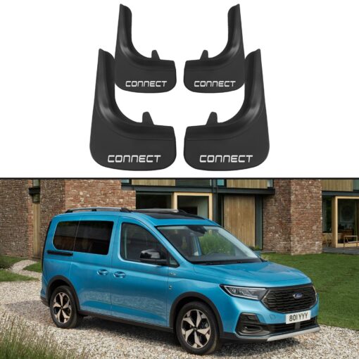 Car Mud Flaps Kit For Ford Tourneo Connect Rubber Splash Guards 4 PCS