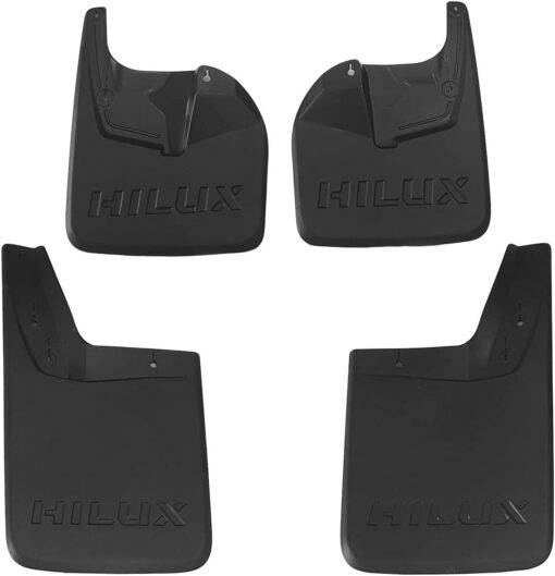 Car Mud Flaps Kit For Toyota Hilux 2015 and Later Rubber Splash Guards 4 PCS