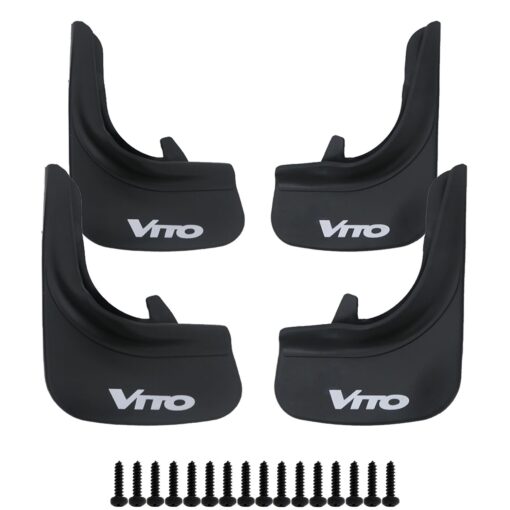 Car Mud Flaps Kit For Mercedes Vito Rubber Splash Guards 4 PCS - Image 2