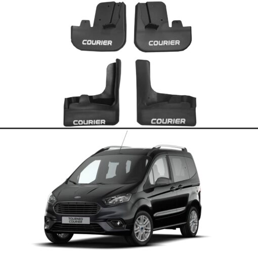 Car Mud Flaps Kit For Ford Courier Custom Fit Rubber Splash Guards 4 PCS - Image 2