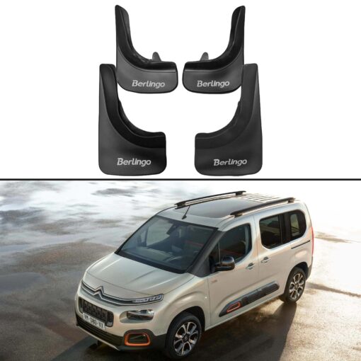 Car Mud Flaps Kit For Citroen Berlingo Rubber Splash Guards 4 PCS