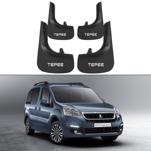 Car Mud Flaps Kit For Peugeot Tepee Rubber Splash Guards 4 PCS