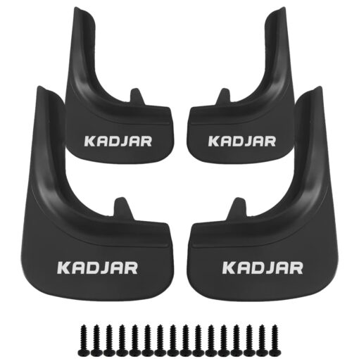 Car Mud Flaps Kit For Renault Kadjar Rubber Splash Guards 4 PCS - Image 2