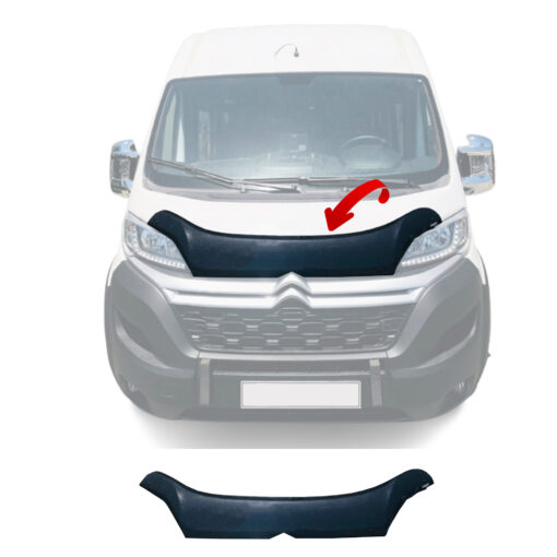 Bonnet Deflector for Citroen Jumper 2014 and After Hood Deflector