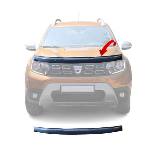 Bonnet Deflector for Dacia Duster 2018 and After SUV Hood Deflector