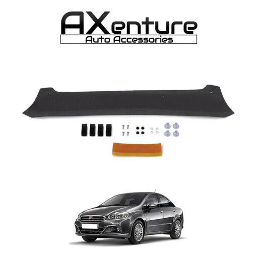 Bonnet Deflector for Fiat Linea 2007-2018 Saloon Hood Deflector - Image 2