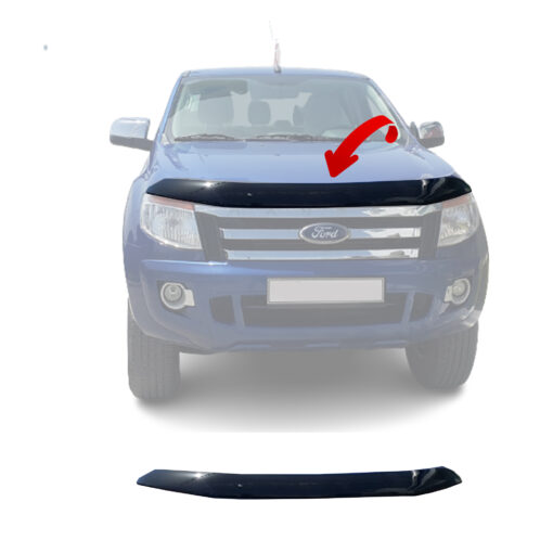 Bonnet Deflector for Ford Ranger 2011-2015 Pickup Hood Deflector