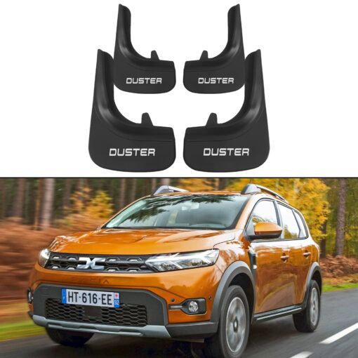 Car Mud Flaps Kit For Dacia Duster 2018 and Later Rubber Splash Guards 4 PCS