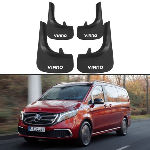 Car Mud Flaps Kit For Mercedes Benz Viano Rubber Splash Guards 4 PCS