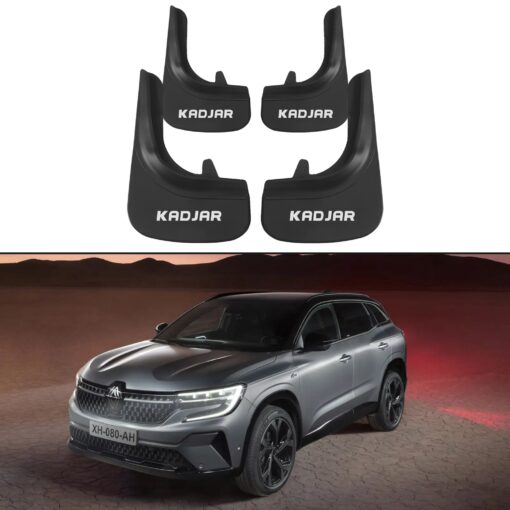 Car Mud Flaps Kit For Renault Kadjar Rubber Splash Guards 4 PCS