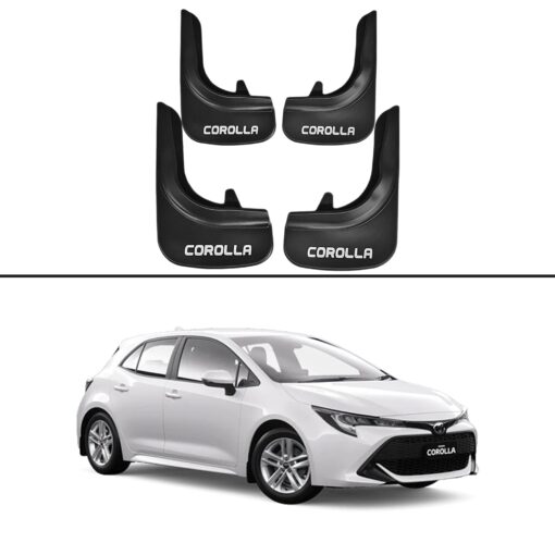 Car Mud Flaps Kit For Toyota Corolla Rubber Splash Guards 4 PCS