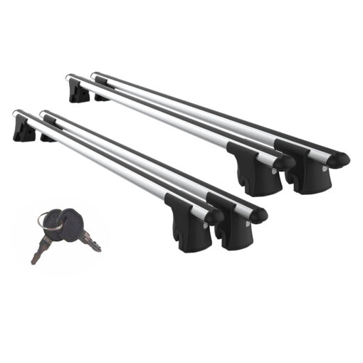 Roof Rack Cross Bars for Mercedes Vito W447 2014-2020 Kayak Roof Rack 4 Pcs Grey