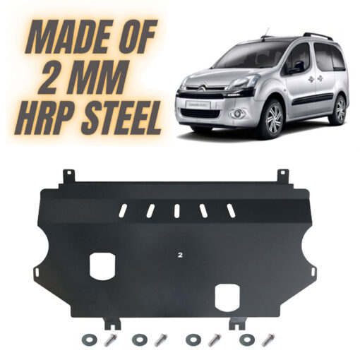 Steel Under Engine Cover for Citroen Berlingo 2008-2020: Skid Plate Undertray