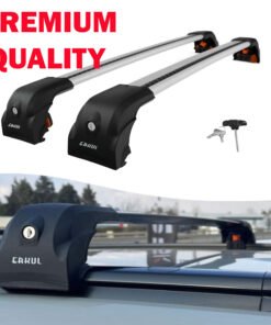 2X Premium Roof Bars For Volvo Xc60 Suv 2018 Onwards Roof Rack Cross Bars Grey